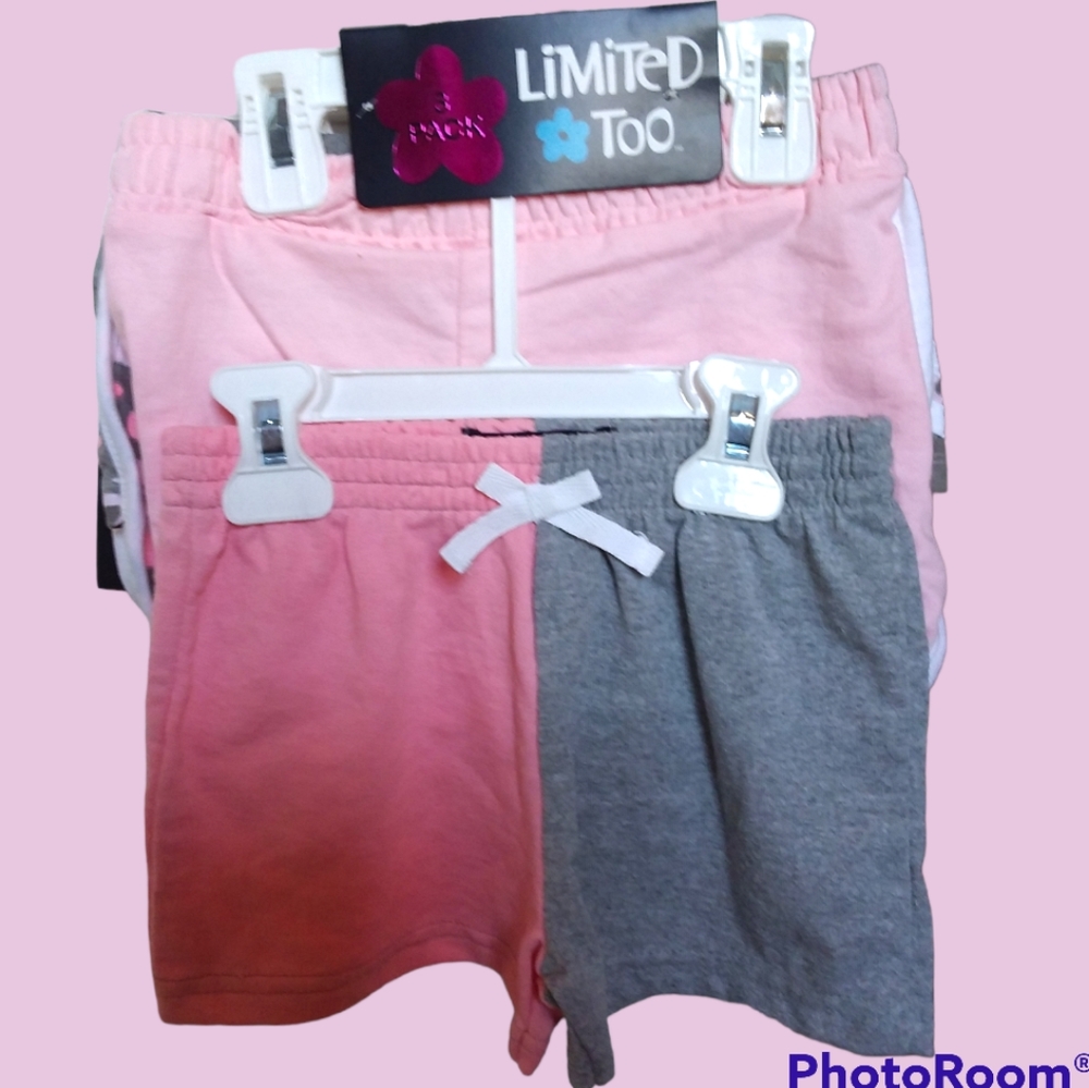 NWT LIMITED TOO Girls 3 Pc Short Set - Picture 2 of 8